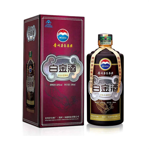 38度茅台白金酒酱香型白酒