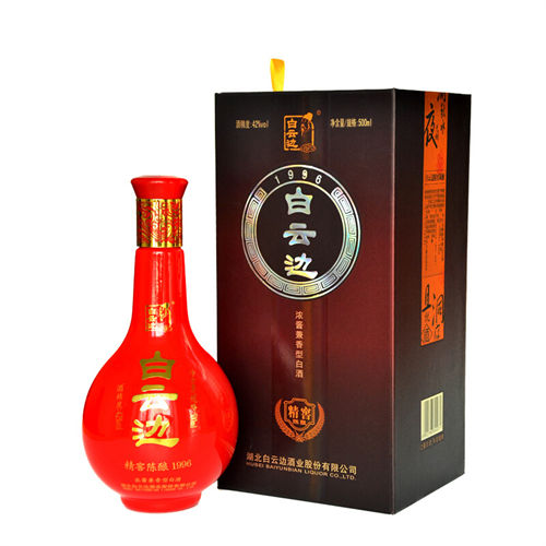 42度白云边1996精窖陈酿浓酱兼香型白酒