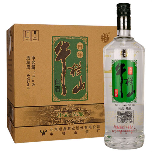 43度牛栏山珍品陈酿二锅头浓香型白酒