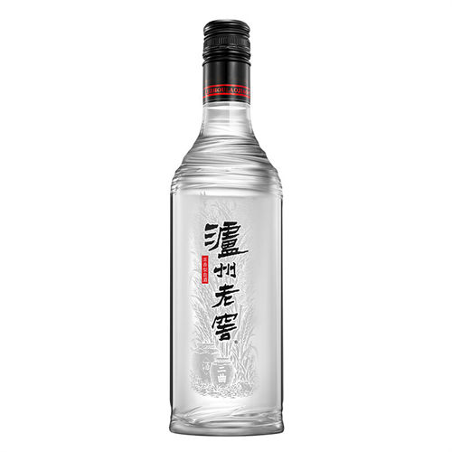 42度泸州老窖黑盖<font color=red>光瓶酒</font>浓香型白酒