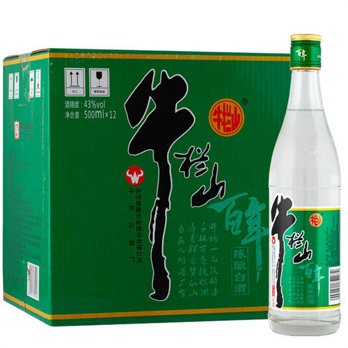 43度牛栏山百年陈酿二锅头浓香型白酒