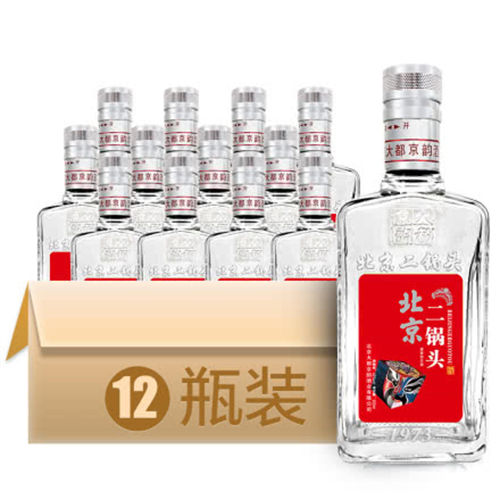 42度北京二锅头清香型酒(红)12瓶整箱具体价格