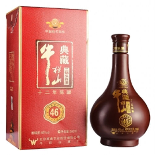 46度牛栏山二锅头典藏12年陈酿清香型白酒