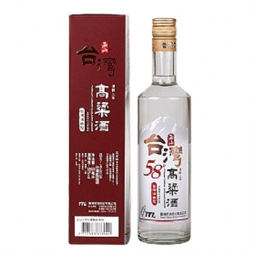 58度玉山台湾高粱酒三年窖藏清香型白酒