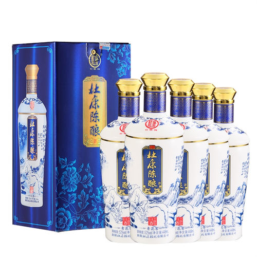 52度杜康青花陈酿酒448ml6瓶整箱平均价位