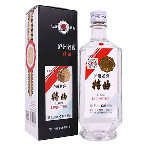 52度泸州老窖特曲复古80版浓香型白酒500ml一般价位