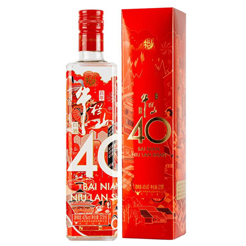 45度百年牛栏山40周年浓香型白酒375ml价格是什么(45度百年牛栏山40周年价格大约多少)