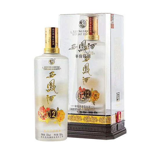 52度西凤年份臻酿12年绵柔好多钱一瓶_52度西凤年份臻酿12年绵柔凤香型白酒500ml价格及图片