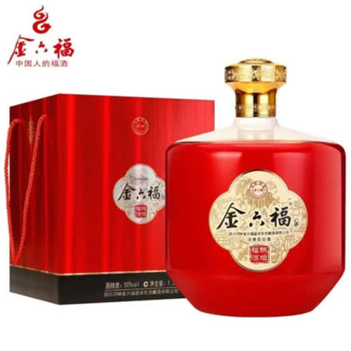 50度金六福陈坛福酒1.5L价格表