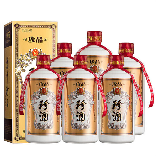 53度贵州珍酒珍品6瓶整箱现在市场价