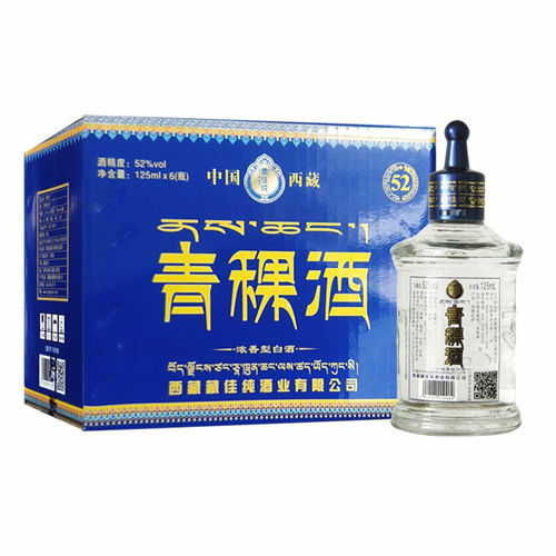 52度藏佳纯青稞酒125ml6瓶礼盒装价格是有多少,52度藏佳纯青稞酒125ml6瓶礼盒装大约价格多少